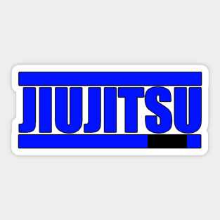 Brazilian Jiujitsu Blue Belt Ranked Sticker